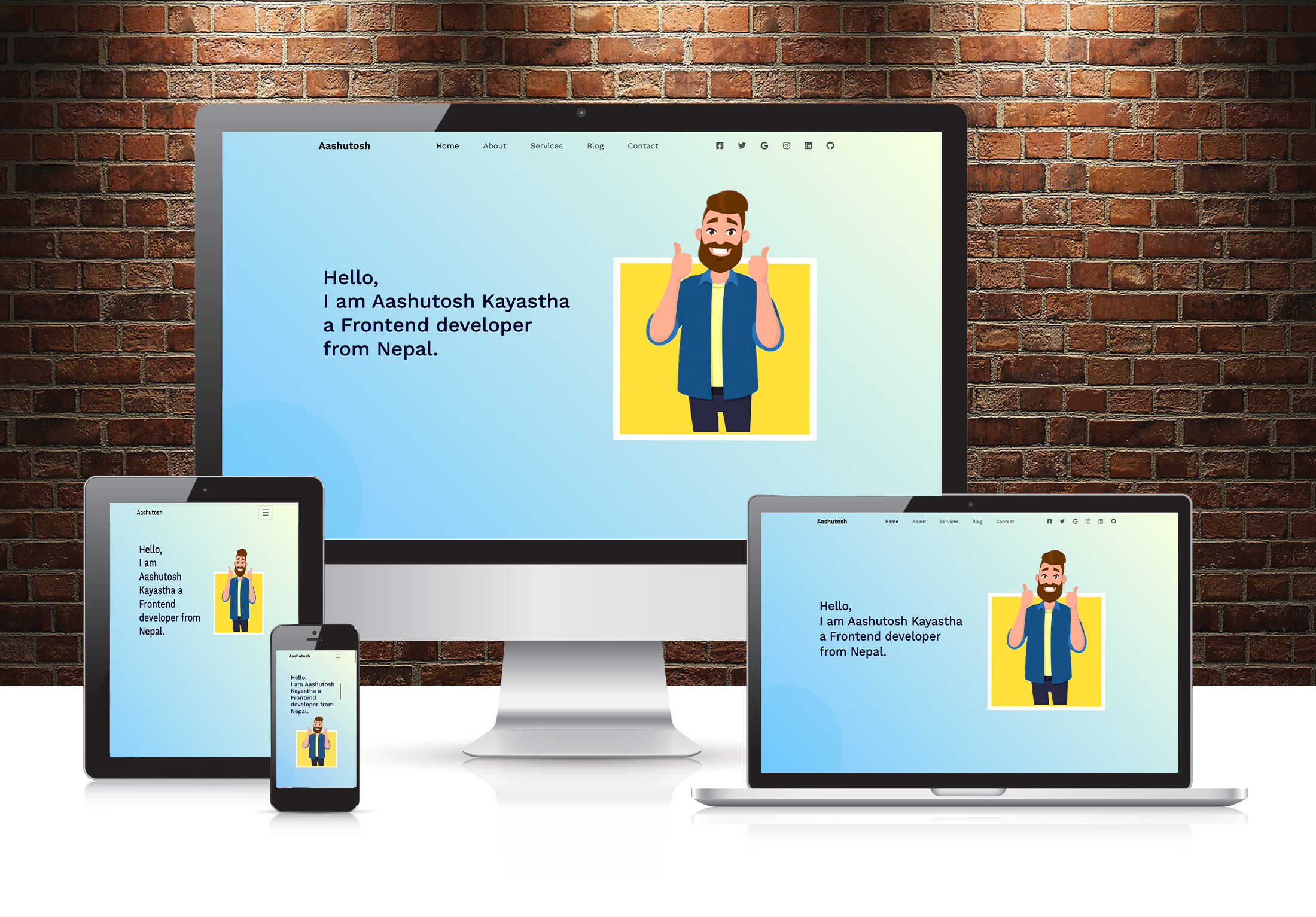 responsive portfolio design